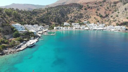 Loutro Village in Chania Crete Greece