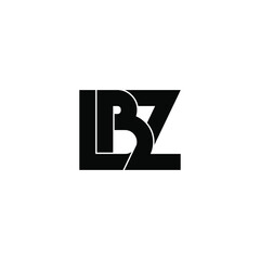 lbz letter original monogram logo design