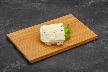 Halloumi cheese with mint for grill