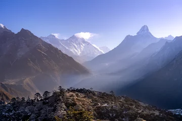 Crédence de cuisine en verre imprimé Lhotse Himalaya Mountain Range