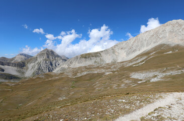 high mountains of the Italian ABRUZZO region of the Gran Sasso m