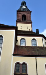 Fototapeta premium Kirche in Haslach im Kinzigtal