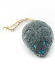 Fototapeta premium cat toy mouse on white background,mouse toy on white isolated background