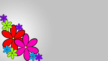 Background with bright colors