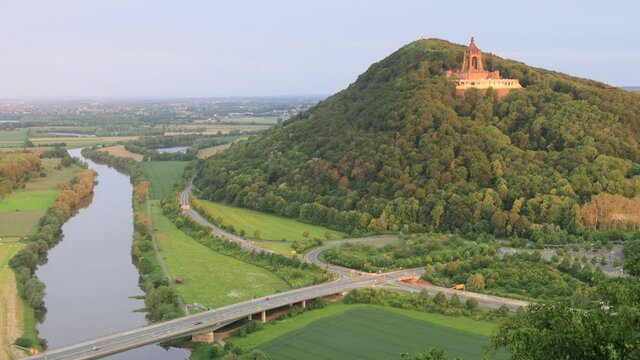 Das Kaiser-Wilhelm-Denkmal in der Porta Westfalica