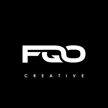 FQO Letter Initial Logo Design Template Vector Illustration