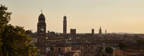 Panoramic view of Verona Italy