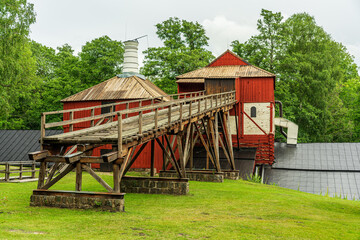 The world heritage blast furnace in Engelsberg 2