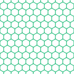 Plastic green mesh vector