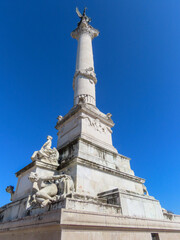 Monument aux Girondins, place des Quinconces à Bordeaux, Gironde