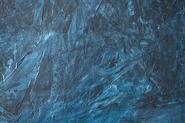 Blue decorative surface. Blue texture background