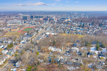 Aerial Landscape of Morristown, New Jersey 