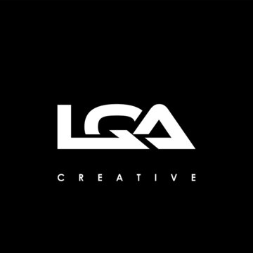 LQA Letter Initial Logo Design Template Vector Illustration