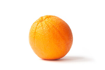 Orange fruit isolated on white background.