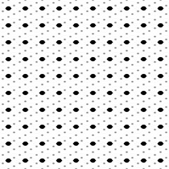 Square seamless background pattern from black lemon symbols are different sizes and opacity. The pattern is evenly filled. Vector illustration on white background