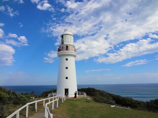 Fototapeta na wymiar Cape Otway Lightstation (Lighthouse) in Victoria, Australia