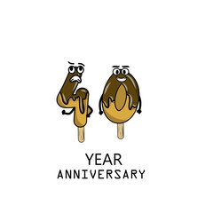 40 year anniversary celebration vector template design illustration