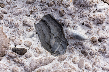 Texture created by nature. Wet stones
