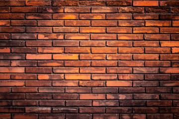 Obraz premium old red brick wall texture background