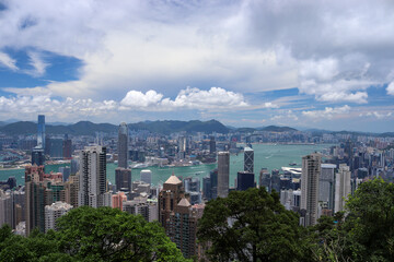 Fototapeta premium Hong Kong in Summer