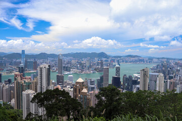 Fototapeta na wymiar Hong Kong in Summer
