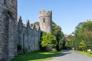 Fototapeta na wymiar Howth Castle has its origins in medieval times, Ireland