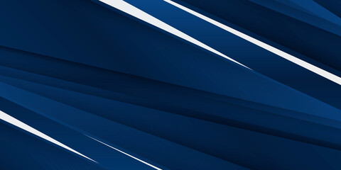 Vector Abstract, science, futuristic, energy technology concept. Digital image of light rays, stripes lines with blue light, speed and motion blur over dark blue background 