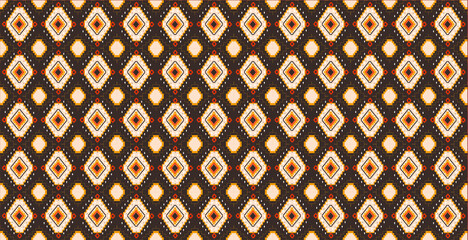 Geometric ethnic oriental ikat pattern traditional Design.Geometric ethnic oriental pattern traditional Design for background,carpet,wallpaper,clothing,wrapping,fabric,embroidery style.wave.Vector