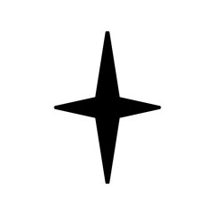 Set of hand-drawn ink stars. Vector illustration. Isolated.