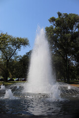 fountains in the park