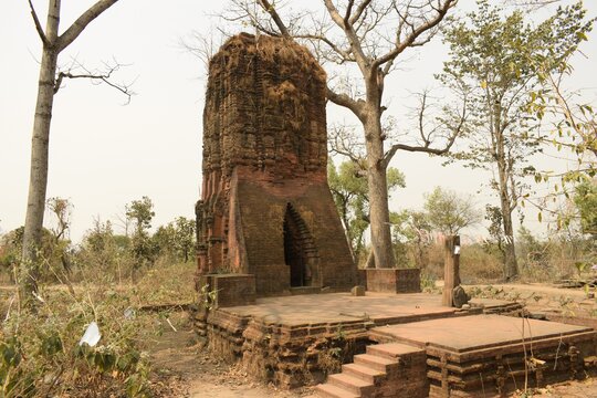 ancient jain temple at deulghata, purulia, west bengal, india