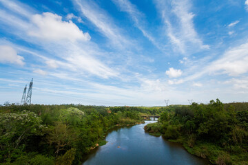 Fototapeta premium Tropical Phong Nha Vietnam landscape
