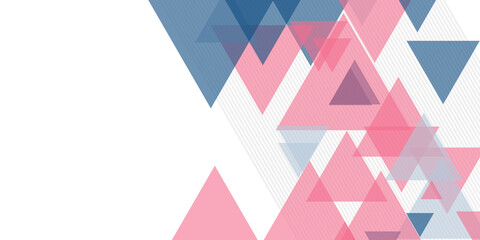 Background with triangles for business presentation template. Abstract illustration