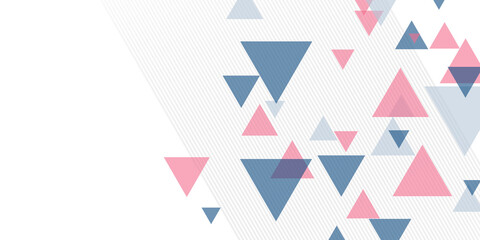 Background with triangles for business presentation template. Abstract illustration