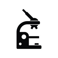 microscope isolated on white