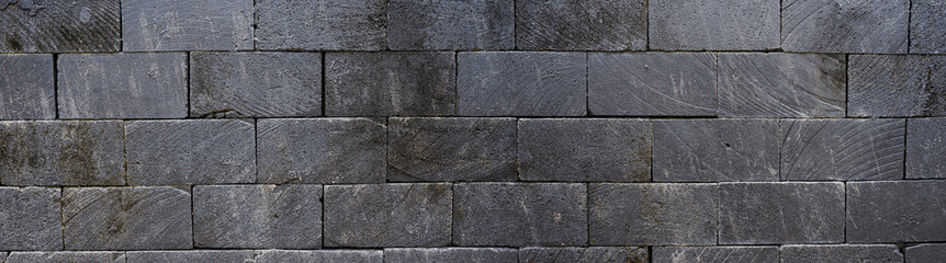 rough wall texture background collection. grey concrete bricks surface in panorama. 3d textured background for interior, decoration, wallpaper, etc.