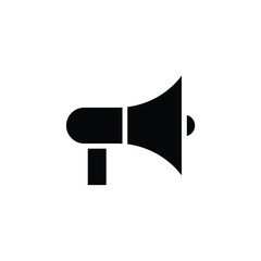 Simple megaphone icon