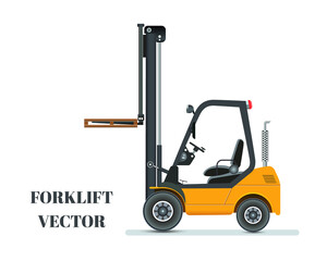 Forklift Truck Vector