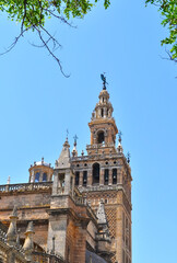 Giralda tower of Seville Cathedral, Spain