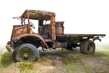 rotten old truck