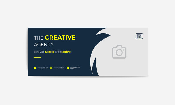 corporate social media banner design template 