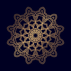 Floral Arabic Mandala Luxury background design Oriental vector pattern style illustration