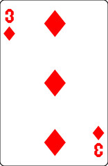 トランプ　数字札　数　シンプル