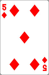 トランプ　数字札　数　シンプル