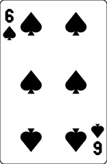 トランプ　数字札　数　シンプル