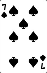 トランプ　数字札　数　シンプル