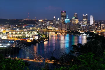 Deurstickers Pittsburgh Skyline © Joshua