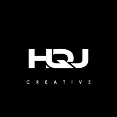 HQJ Letter Initial Logo Design Template Vector Illustration