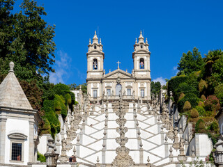 Fototapeta na wymiar Bom Jesus do Monte near Braga, Portugal
