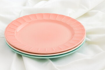 Pastel dinner plates